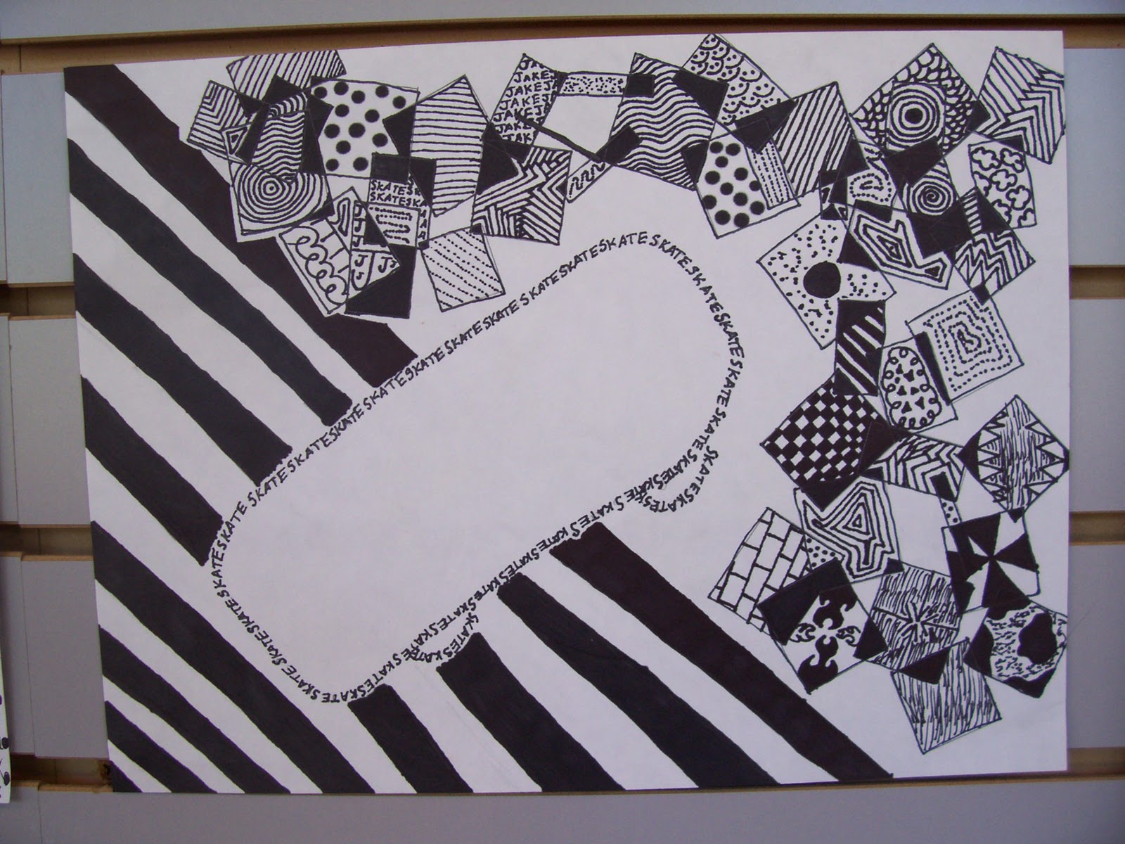 Irvington Community Middle School Art: Ink Patterns-7th and 8th graders ...