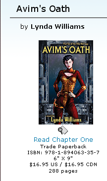 Avim's Oath available on Amazon and through distributors working with Edge Science Fiction and Fantasy