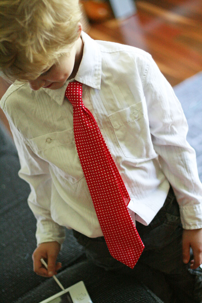 Polkadot Lane Little Boy Tie