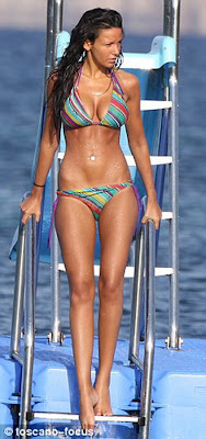 Michelle Keegan sexy bikini on Yacht