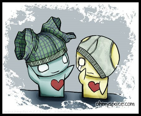 fivipedoy: cute emo love cartoons