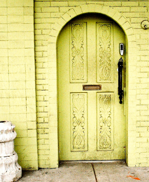 bellevue and rose inspired by {lime green front doors}