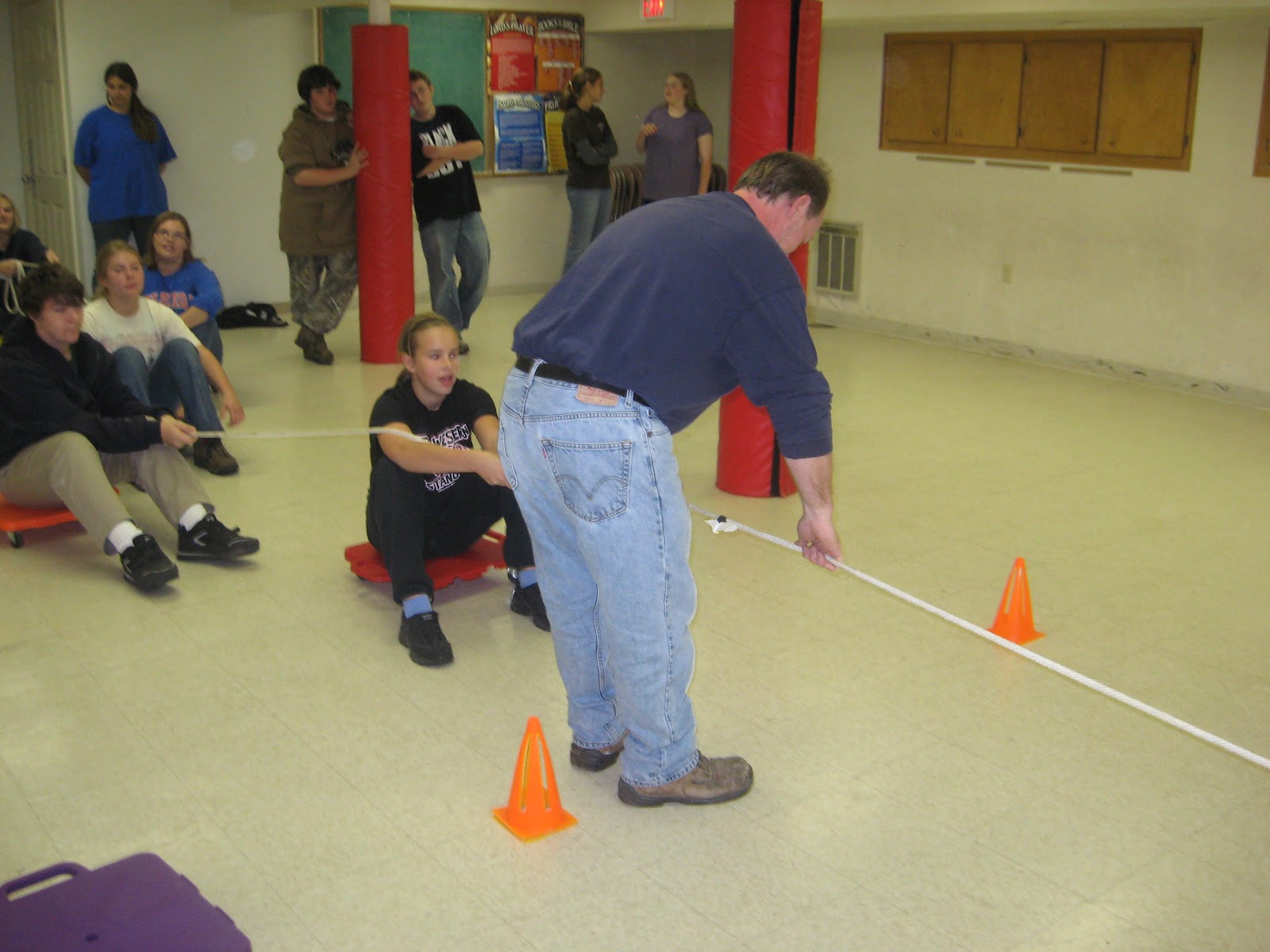 FBC Hanover Youth Dodgeball & Tug of War.. scooter style