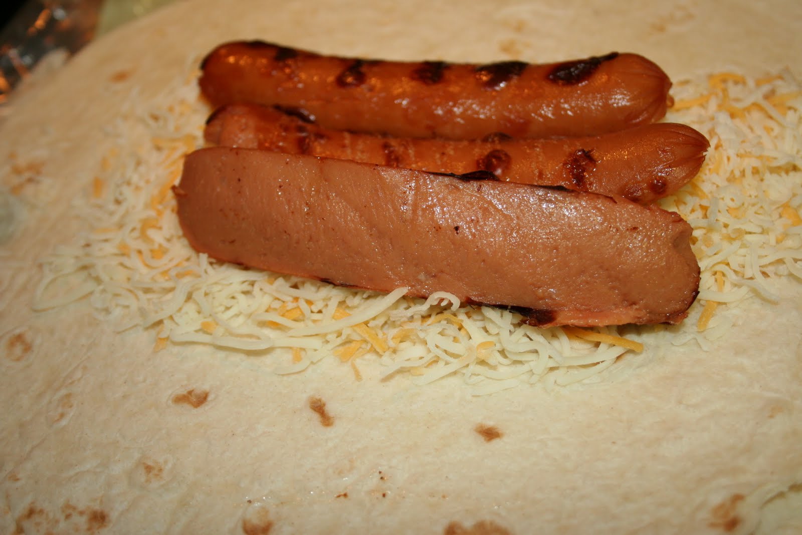For the love of Food Quesadilla Dogs