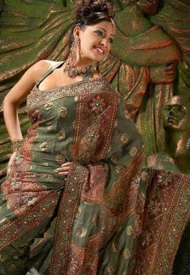  Fancy designer saree