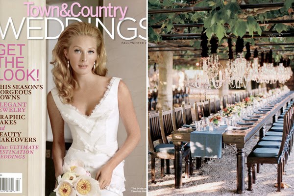 Town and Country Weddings Published In this lovely magazine
