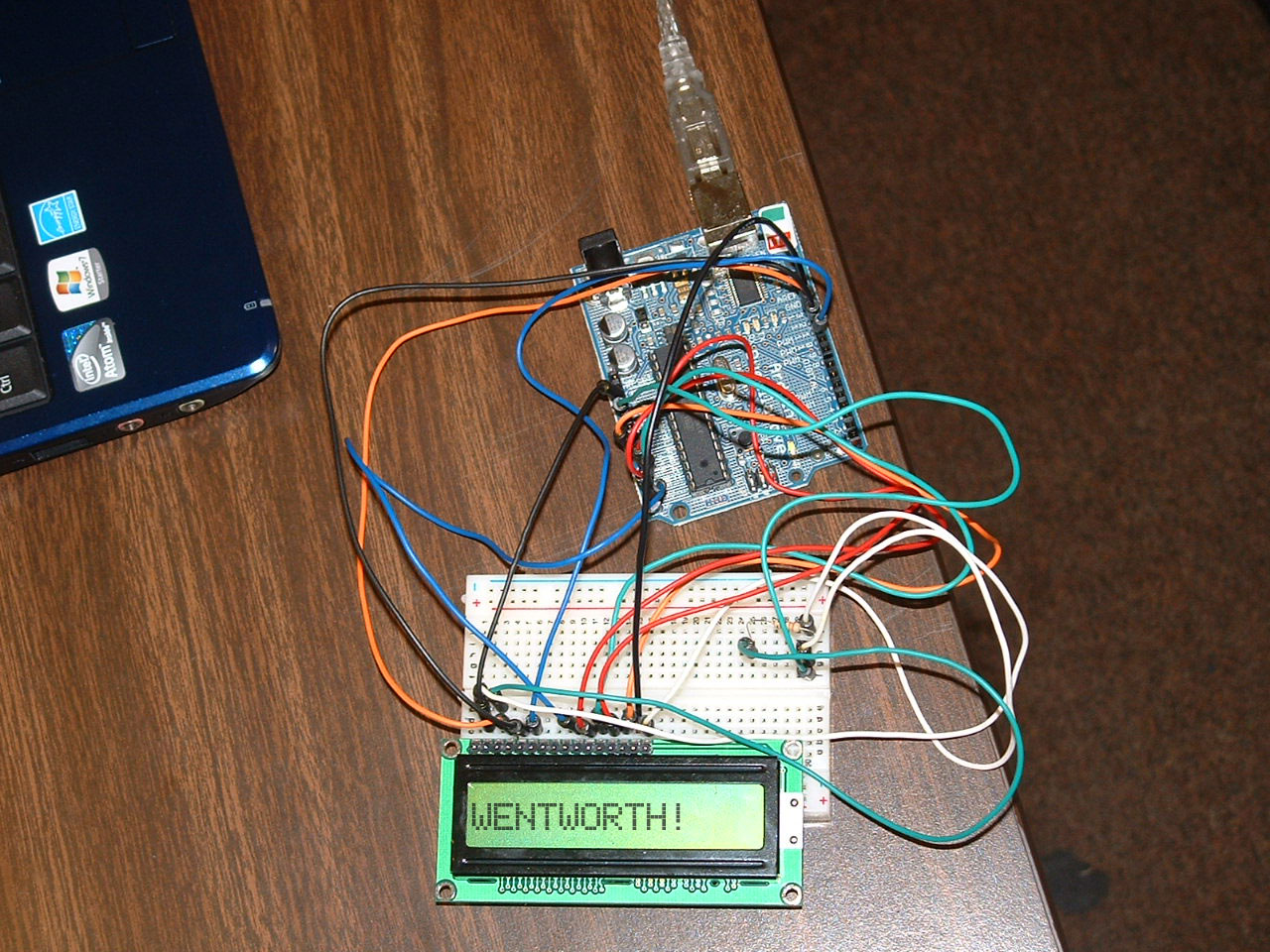 Wentworth Arduino: Arduino to LCD Output