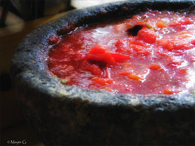  Chile Rojo en Molcajete. 