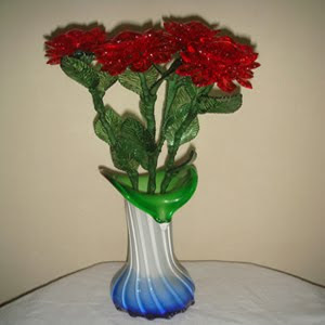 besthappycraft Bunga  Mawar indah dari  manik manik akrilik 
