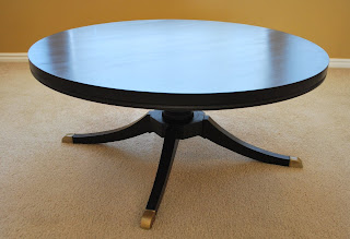 B's Refurnishings: Round Pedestal Coffee Table