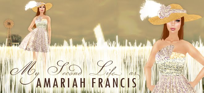 My Second Life as Amariah Francis