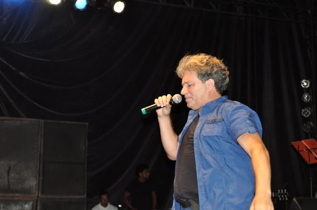 Festival gospel realizado em 31 de março, no cenário da encenação da paixão de cristo.