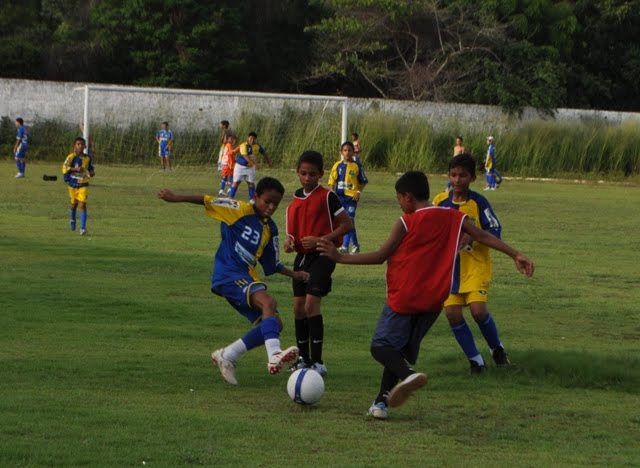 Foto do amistoso realizado entre Proesporte e AABB