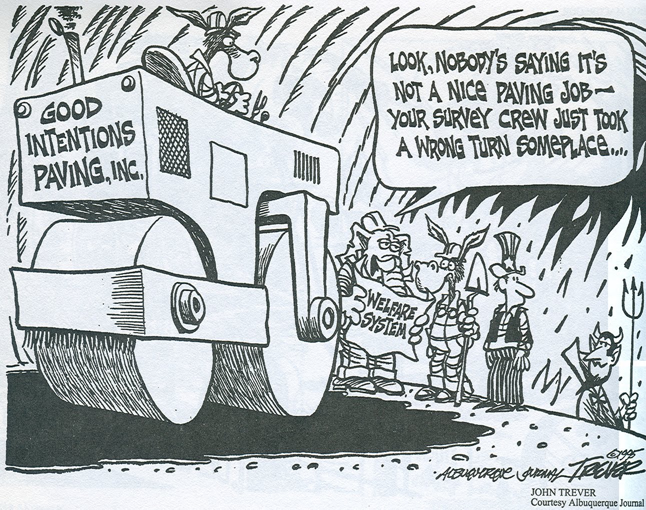 Anna's Clue Tank: Political Cartoons 1995