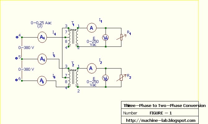 Energy Conversion Lab Experiment: Three-Phase to Two-Phase Conversion (Transformers) How To Convert 2 Phase To 3 Phase