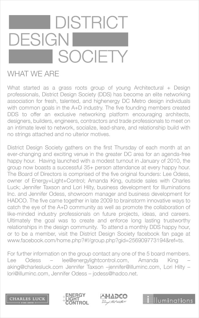District Design Society - who we are