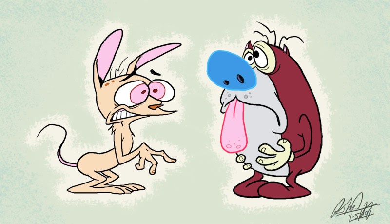 Ren & Stimpy Should Maybe Try Some Tums.