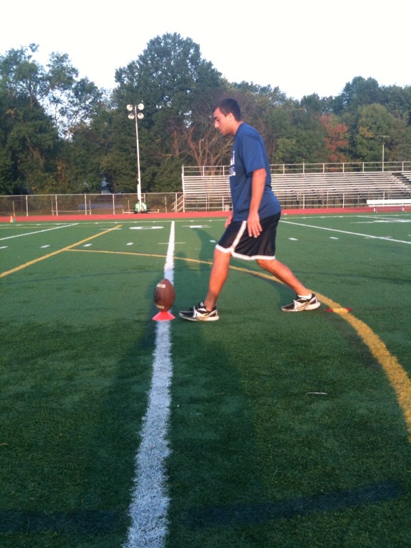 How to kick a football Steps of how to kick a football