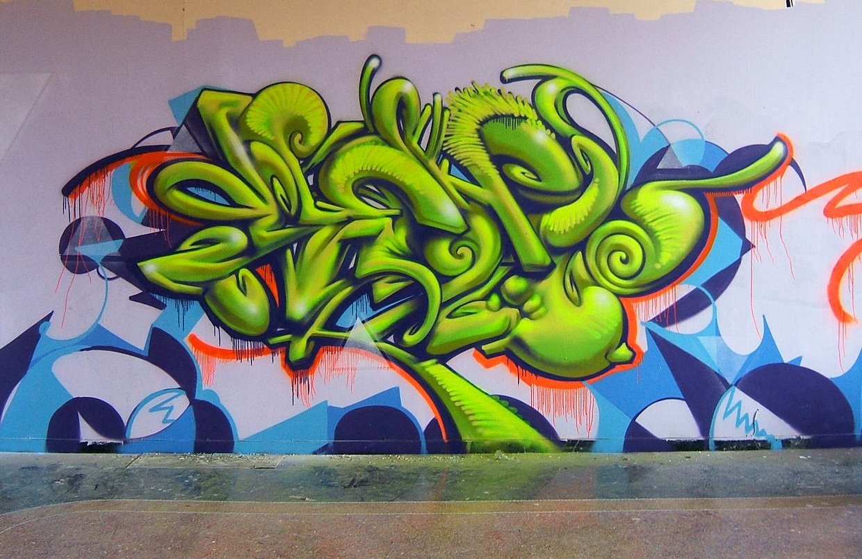 New Grafity Art Image Graffiti bubble >> Kaso and Senso Graffiti art