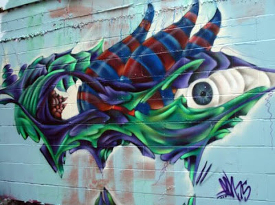 eye graffiti ,art murals