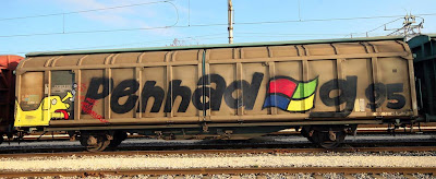 train graffiti, pdog graffiti