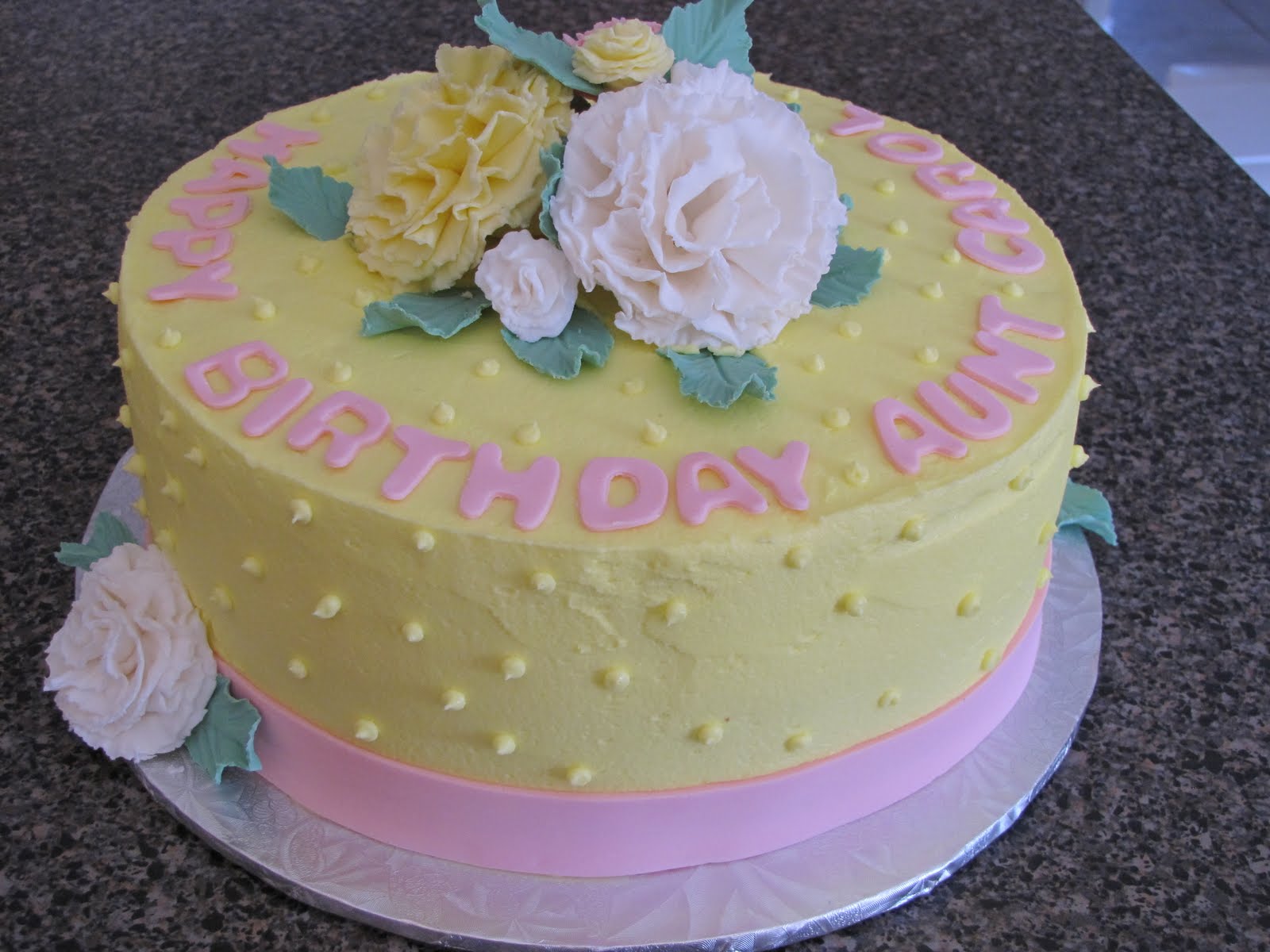 Ann Marie's Creative Cakes Carnation Cake