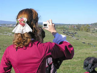 Civil War Civilian with digital camera