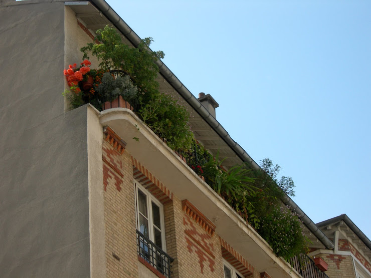 Mon balcon, Paris 19ème