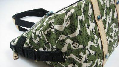 Crossover™: Louis Vuitton Camouflage Canvas Shoulder Bag