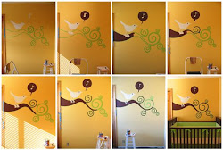 mural paint simple nursery easy painting murals process step wall actual starting planning 2008