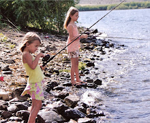THE GIRLS DOING SOME SERIOUS FISHING!!