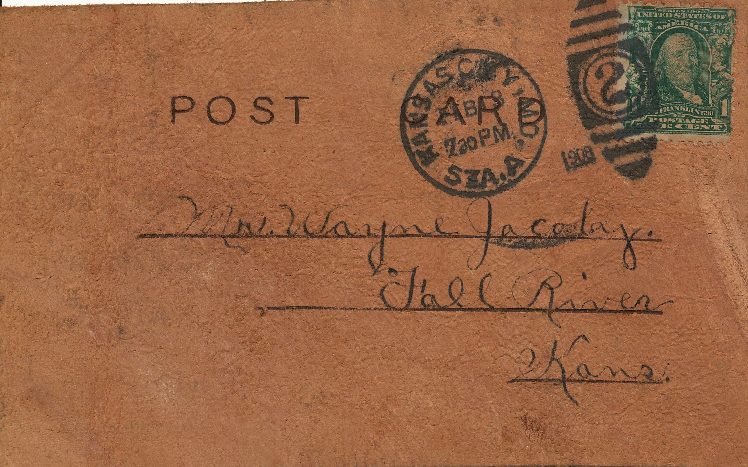 The Daily Postcard Leather Postcard