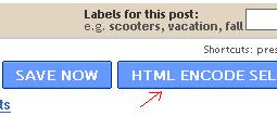 Cara Memasang Tombol HTML Encode pada Blogger