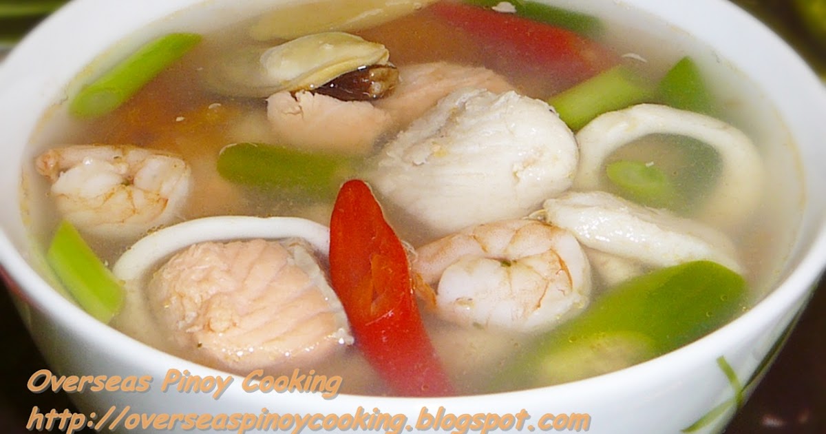 Pinoy Mixed Seafood Soup