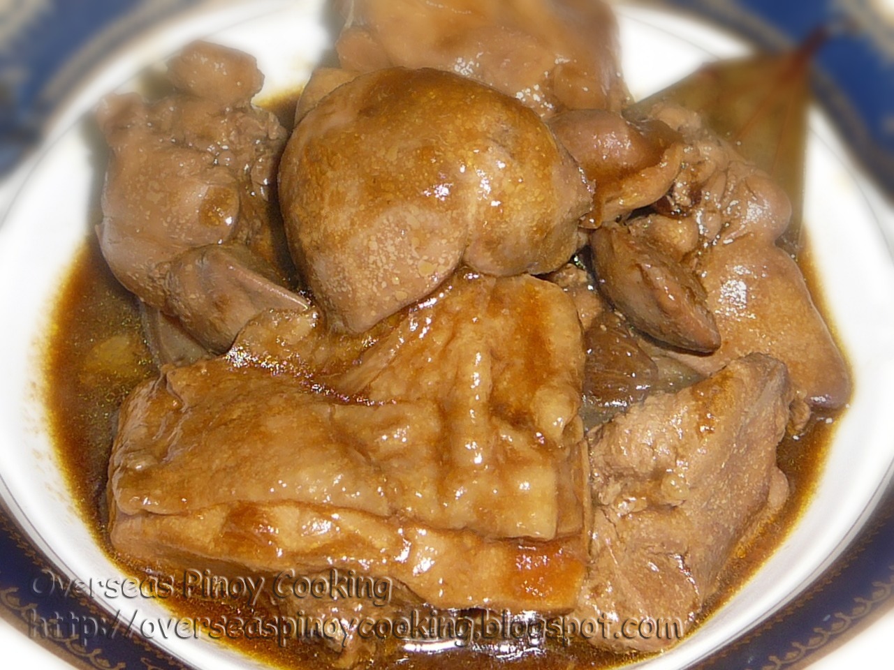 Pinoy Home Cooking and Recipes Chicken Adobo in Oyster Sauce