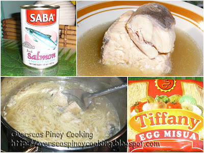 Misua with Canned Salmon Soup - Gallery
