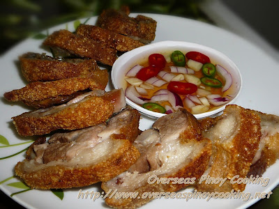 Boneless Crispy Pata - With Vinegar