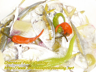 Paksiw na Salay Salay sa Kamias - Cooking Procedure