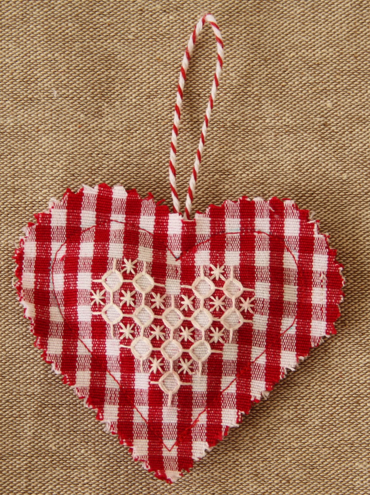 elliefunk Chicken Scratch Embroidery Valentine