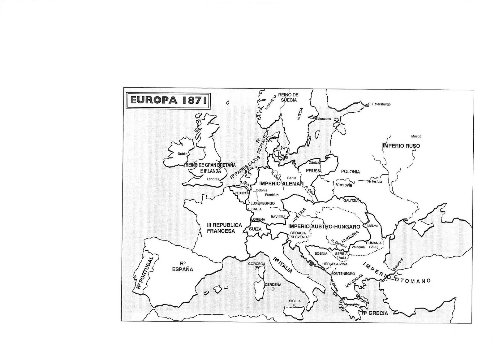 Sprawdzian Nowa Era Historia Europa Po 1815 Roku Mapa Mudo Europa Pdf