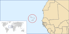CABO VERDE - Localização geográfica