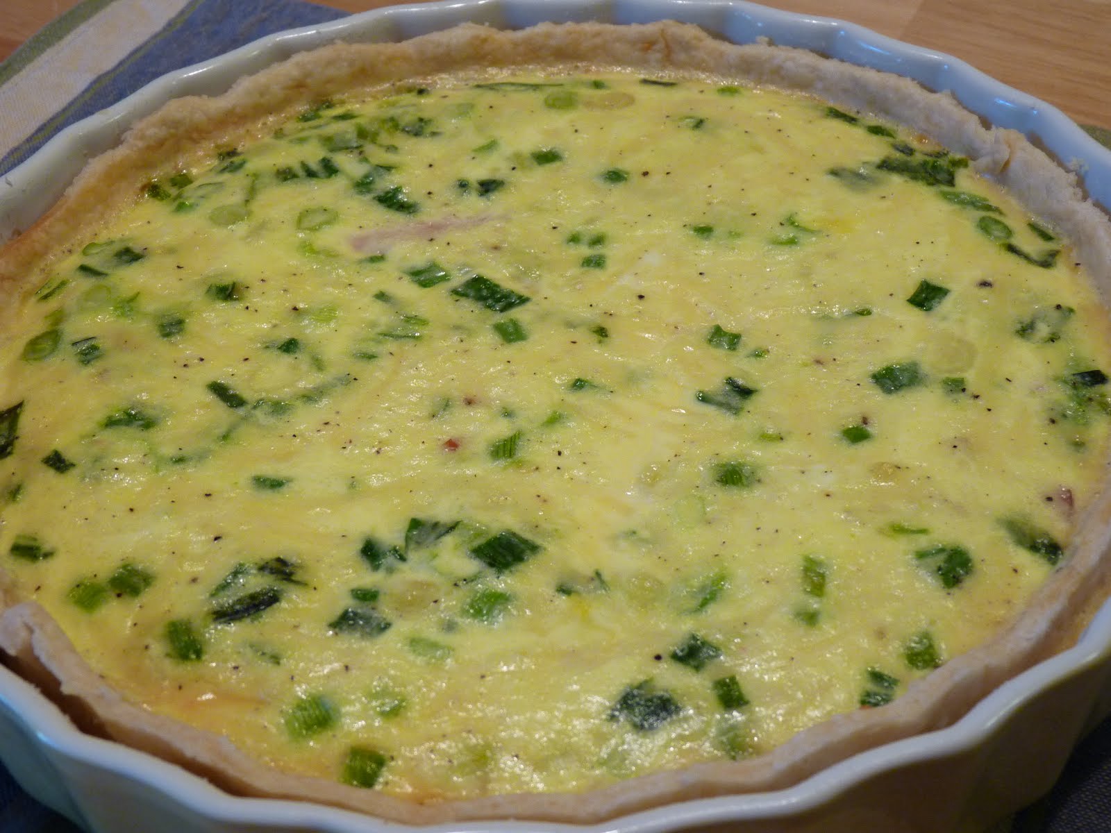 Fantastic Family Favorites Leek and Canadian Bacon Quiche