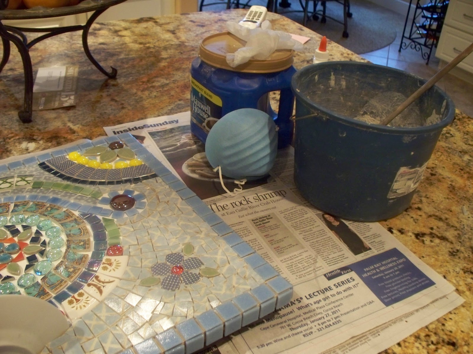 CHRIS' COMMENTS Custom MosaicGrouting