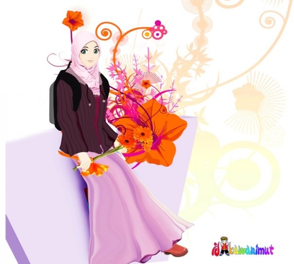 Top Gambar Kartun Muslimah Tanpa Wajah - Kumpulan Kartun