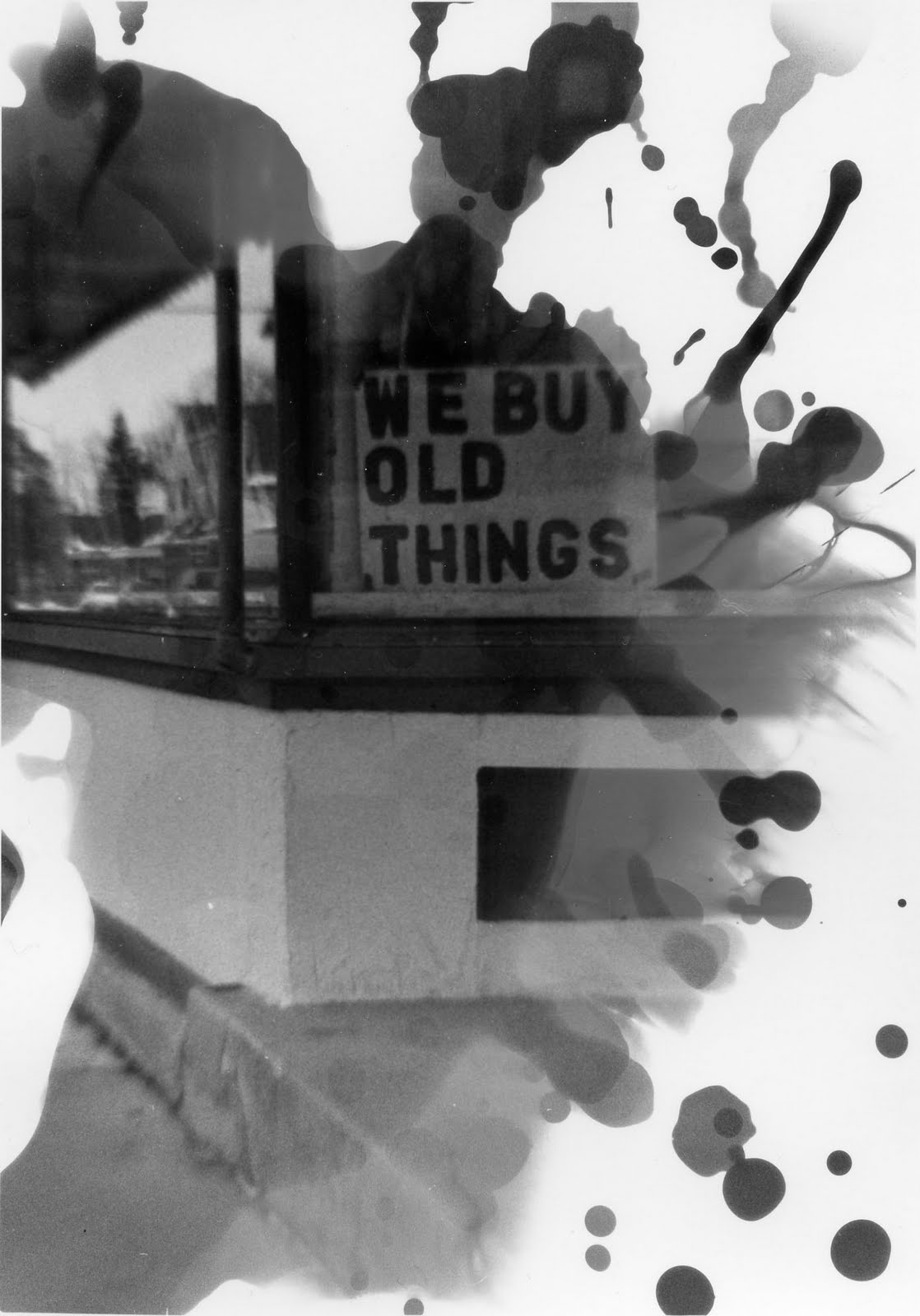 on the process of on chemical painting and texturing prints