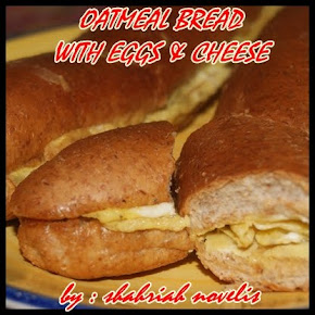 OAT MEAL BREAD WITH EGGS & CHEESE