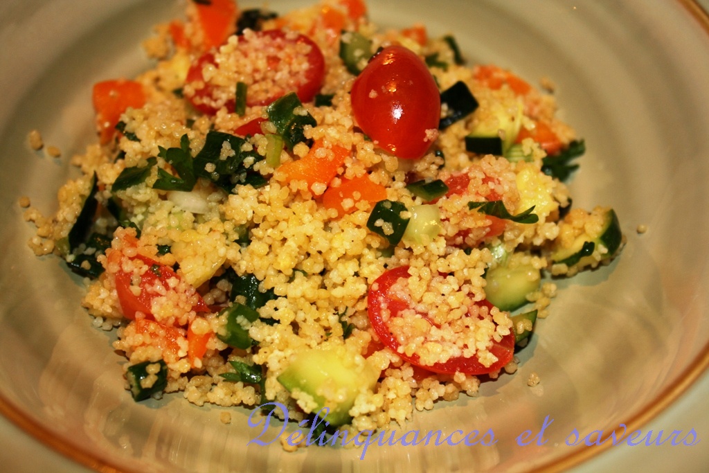 Délinquances et saveurs Salade de couscous