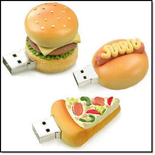 Alguns dos pen drives mais diferentes do mundo:
