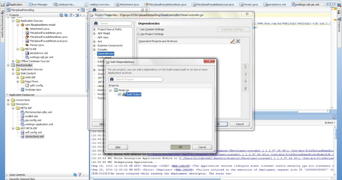 weblogic.application.ModuleException: Exception preparing module ...