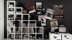 bedroom teen trendy room rooms rocker cabinet posters teenagers rockin funky teenage rock cool teens books designing decoration bedrooms boys